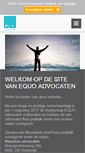 Mobile Screenshot of equo-advocaten.nl